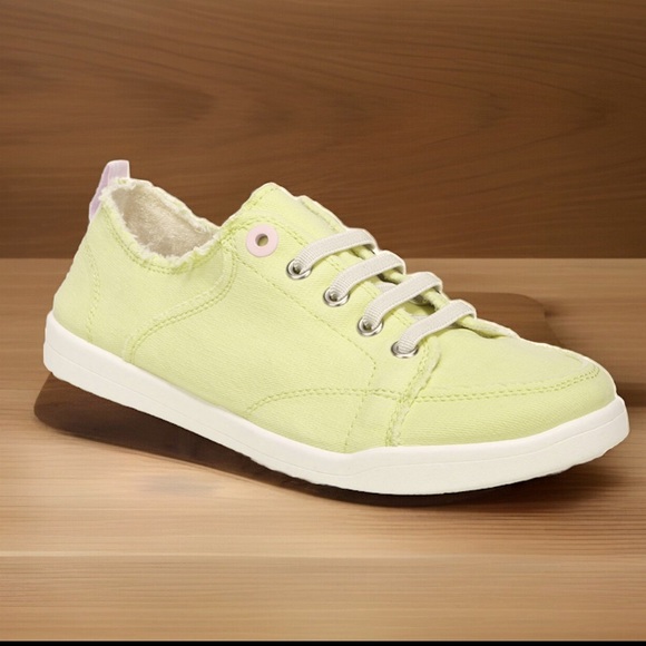 VIONIC PISMO CASUAL SNEAKER Beach Collection laced-up look washable slip-on Sz8 - Picture 12 of 13